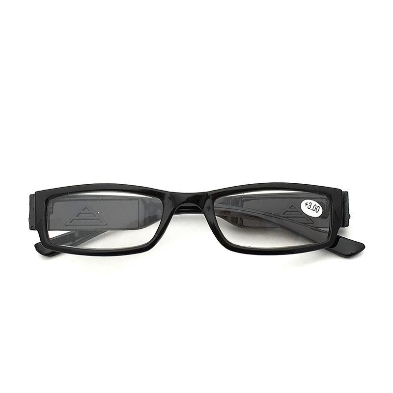 Full Frame LED Reading Glasses +1.0 To +4.0 Lighted Fashion Glasses for Women Men