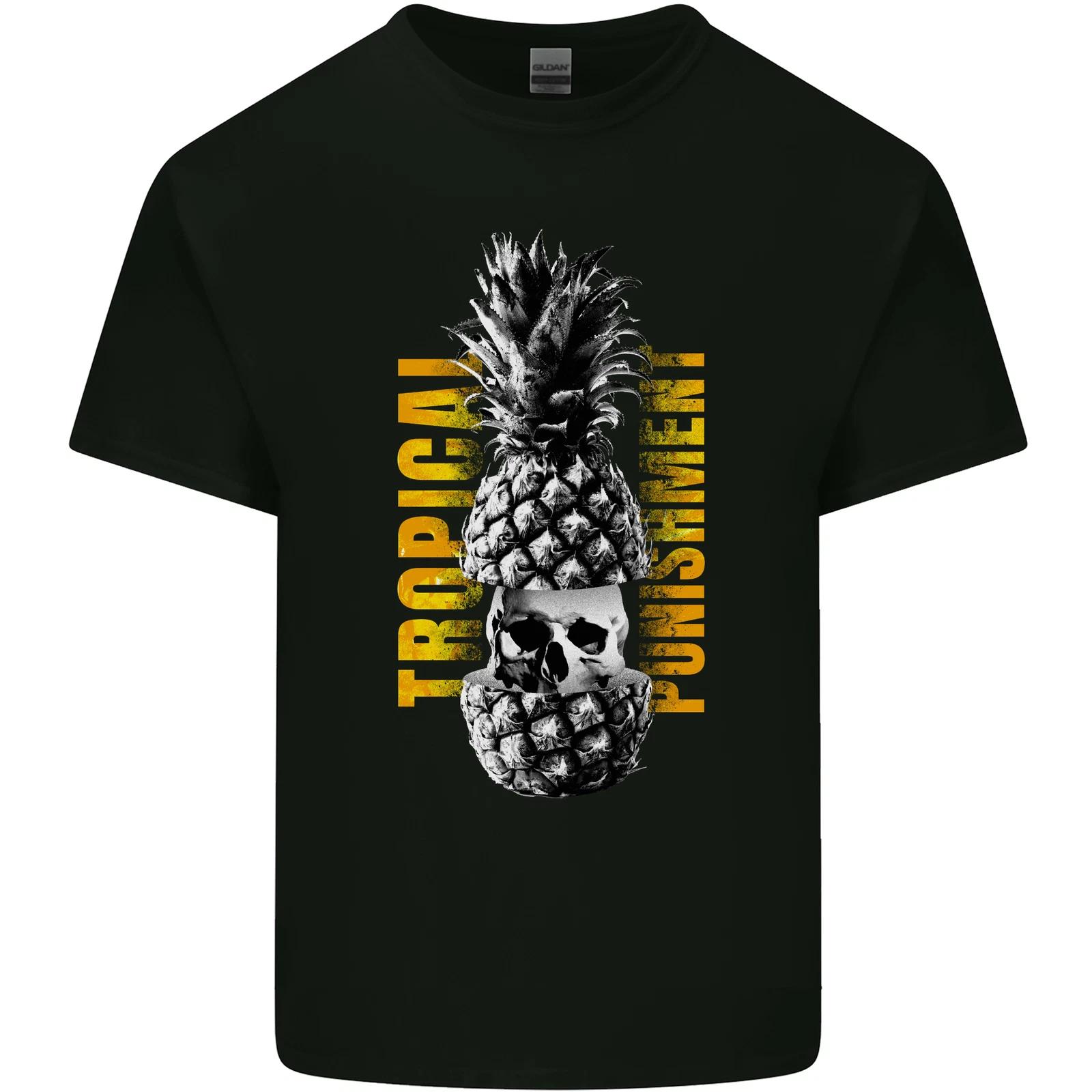 Tropical Punishment Pineapple Skull Kids T-Shirt Childrens XL
