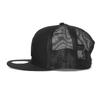 New Era MLB 9FIFTY Black on Black Oakland Athletics Mesh Snapback Free Size Cap,