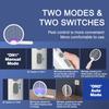 2-in-1 Electric Mosquito Swatter&rechargeable Mosquito Killer Lamp, 3-layer Safety Net, On/off Automatic Mode, High-voltage Insect Trap