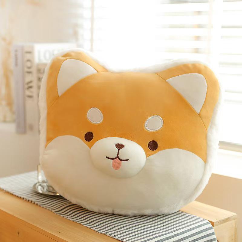 

Cute Shiba Inu Hugging Pillow for Girls - Lumbar Support Cushion for Office, Sofa, and Car 35cm 400g