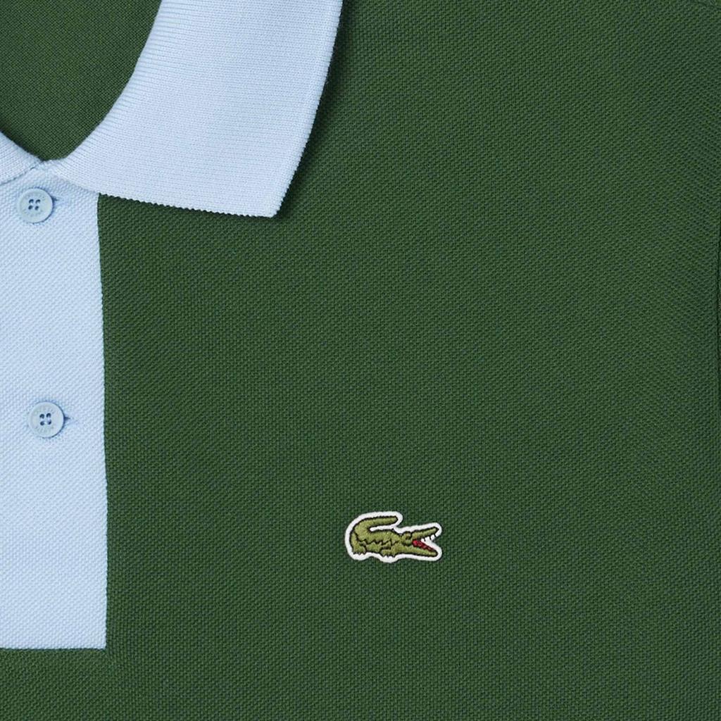 Lacoste Polo da uomo con colletto a contrasto