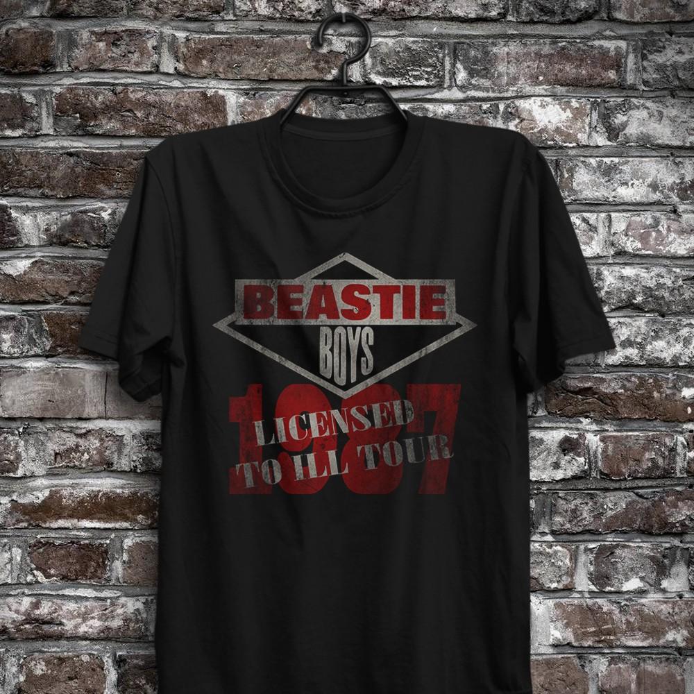 1987 Beastie Boys Licensed To Ill Tour No Sleep Till Brooklyn The Move T Shirt Unisex T-Shirt M