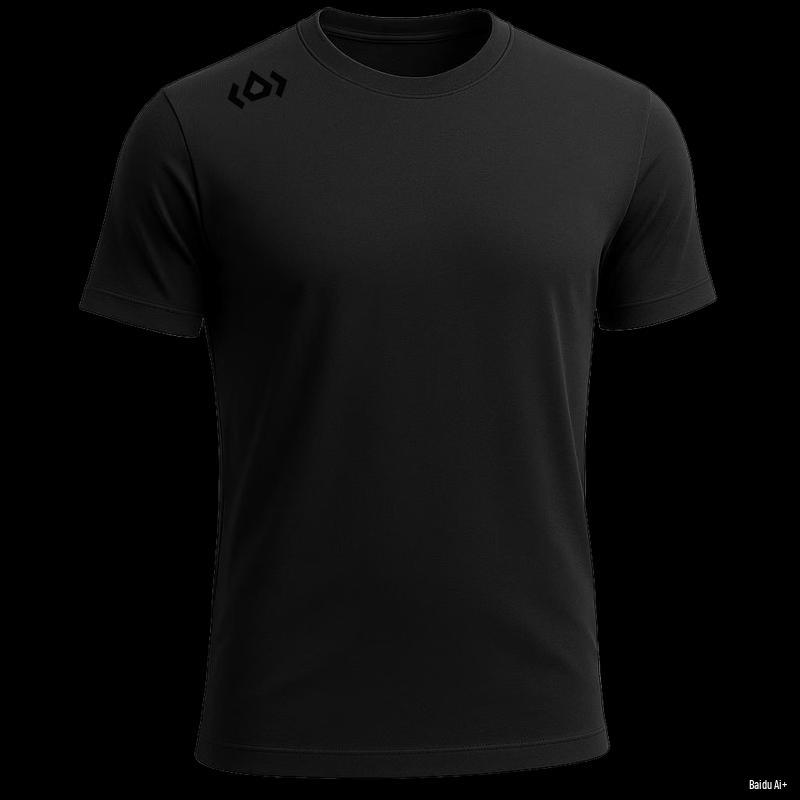 

Men s Quick-Dry Round Neck Short Sleeve T-Shirt M