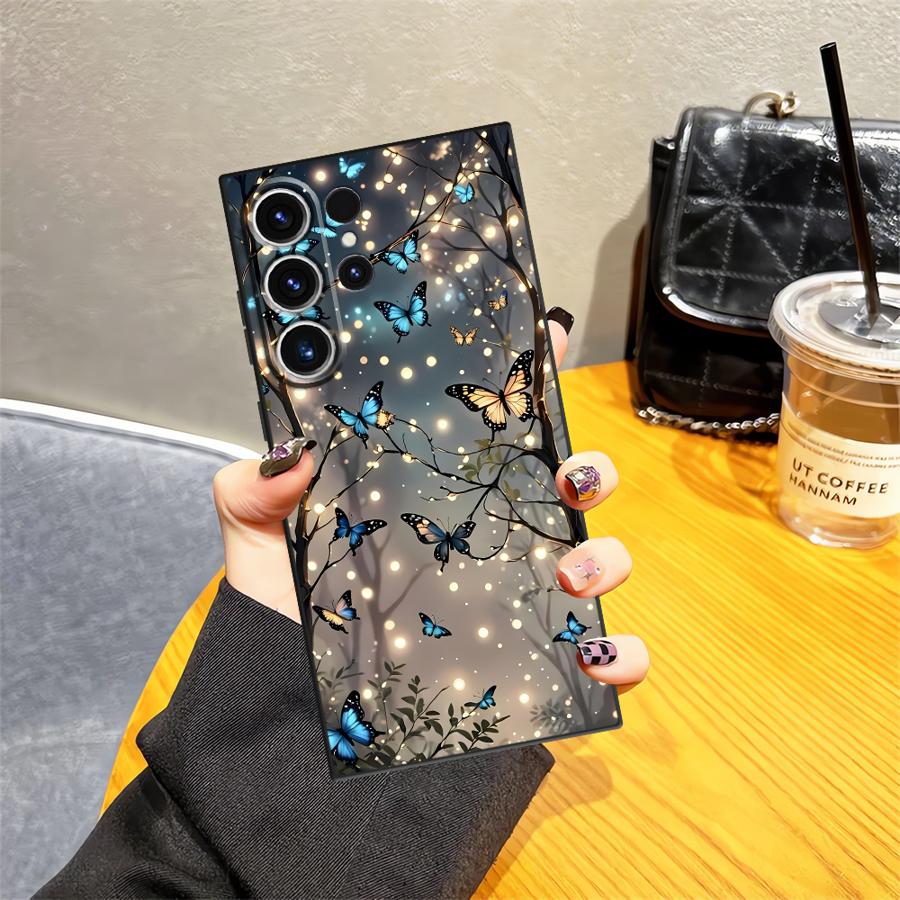 Dream Butterfly Case for Samsung Galaxy S26 Ultra S20 Ultra Note 20 8 9 10 S23 S24 S10 S9 S25 Plus S21 FE Funda Phone Cover
