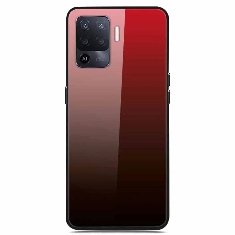 

For OPPO Reno 5 Lite Case Luxury Tempered Glass Bumper for OppoA94 4G Phone Cover For OPPO a94 4G/ Reno5 Lite Glass Coque A94 4G OPPO A94 4G