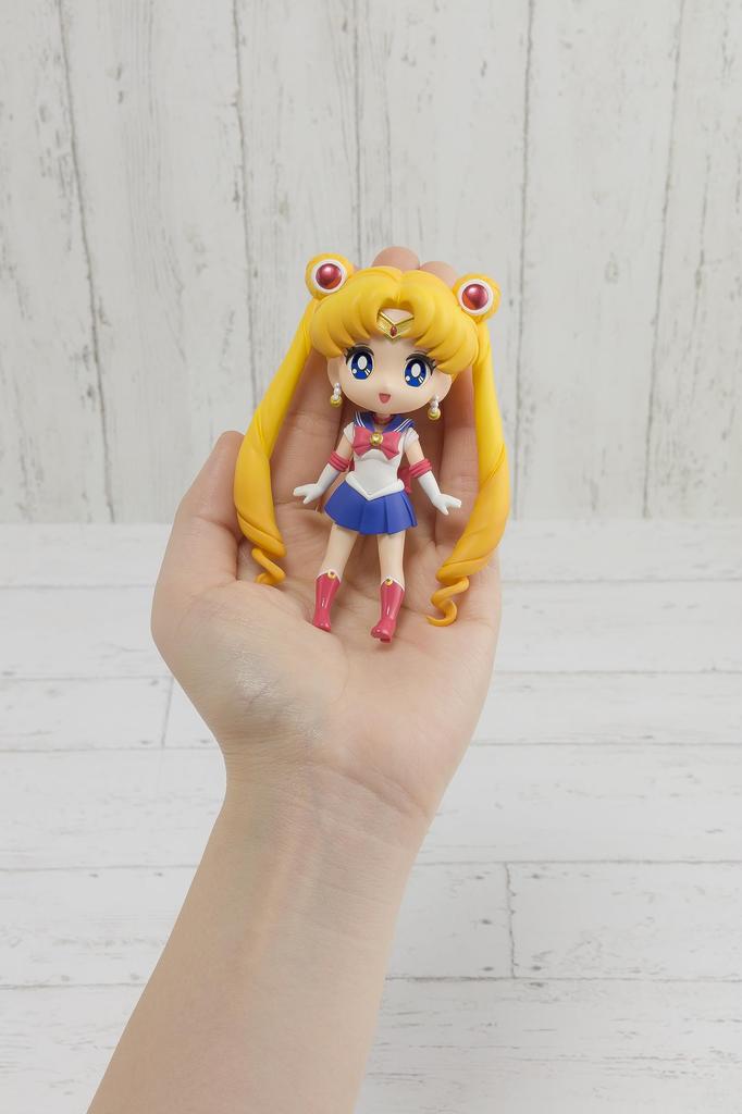 Figuarts mini Sailor Moon Sailor Moon 90mm malt bevegelig figur (videresalg versjon) ca. PVC og ABS