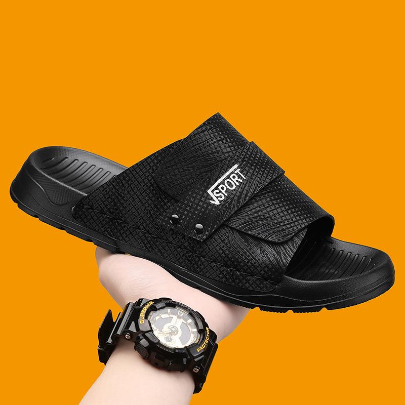 2025 Spring and Summer New Men's Trend Versatile Slippers Comfortable Casual Home Simple Fashion Sandals