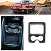 Carbon Fiber Front Water Cup Holder Trim Decoration Cover for Dodge Ram 1500 18+
