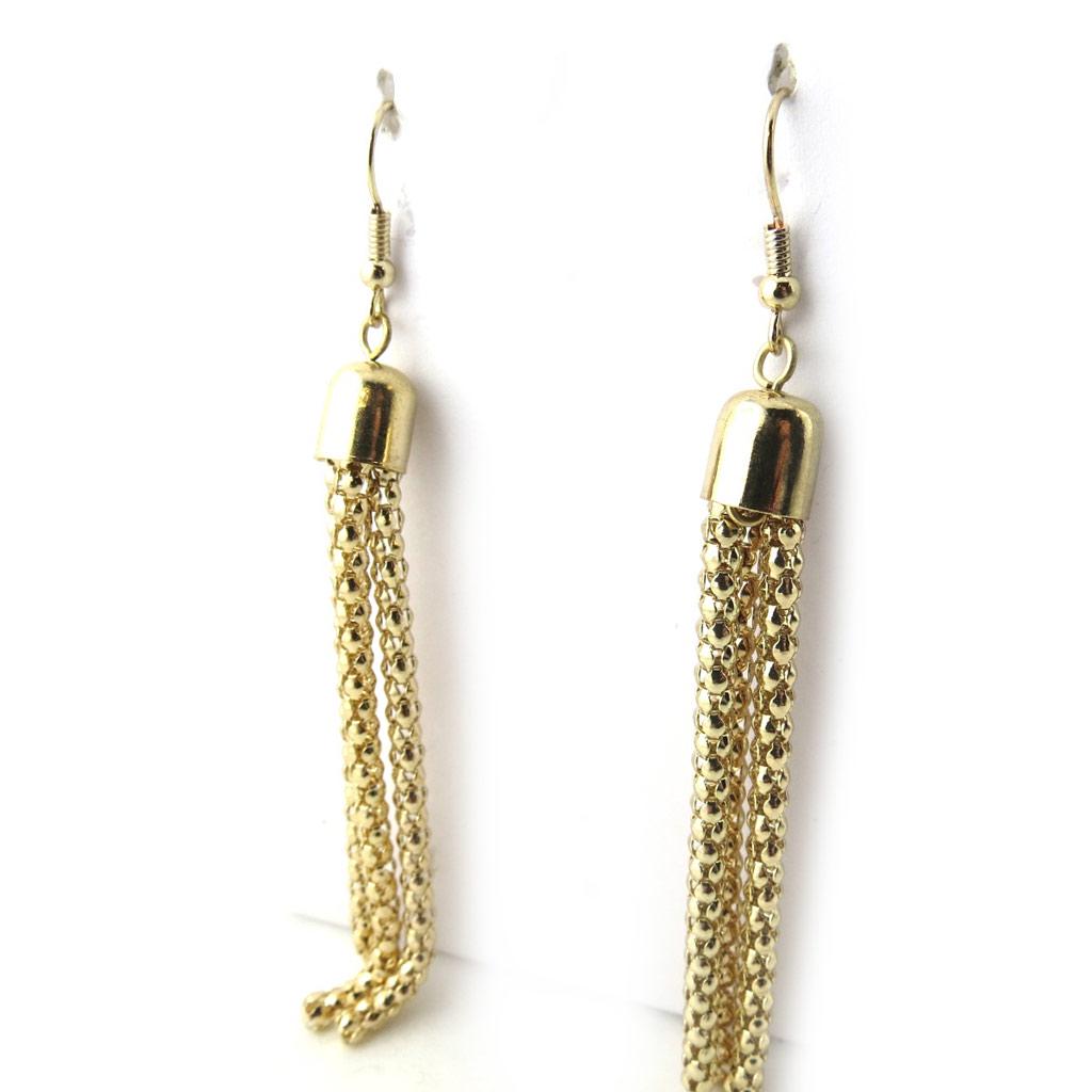 Les Trésors De Lily [M9450] - Golden 'Choreography' Designer Loops (geometric)