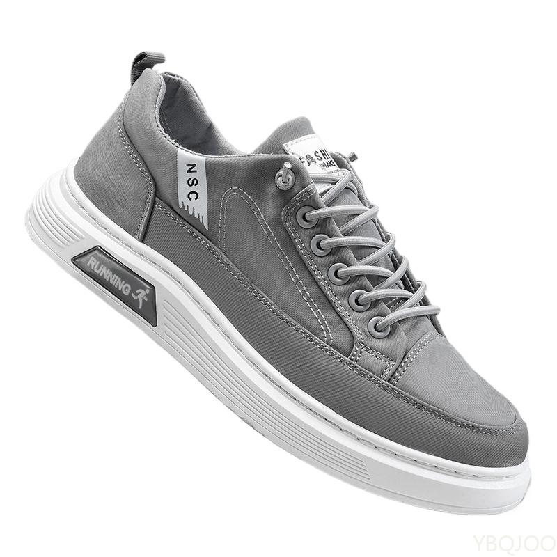 Men's new spring summer breathable canvas shoes are casual simple comfortable breathable lightweight wear-resistant men's shoes