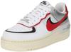 Sneakers Nike Air Force 1 Shadow Women White/black/metallic Silver/red