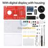 RDA5807 DIY FM Radio Electronic Kit 87-108MHZ Adjustable Digital Display FM Radio Module Welding Practice Accessories