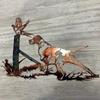 Strange Metal Wall Artist's Home Decoration