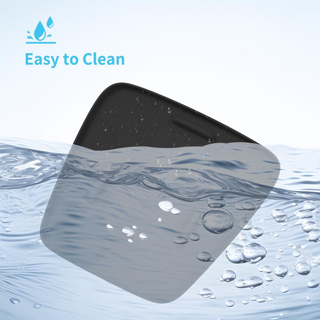 Smabee for Geely EX2/Proton e.MAS5 2024-2026 Car Silicone Wireless Charging Anti Slip Pad Mobile Mat Accessories Black