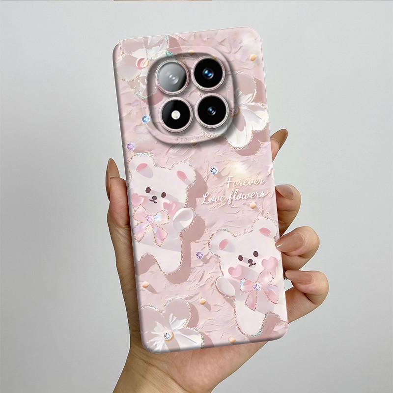 Für Redmi Note 14 Pro Plus 5G Hülle Note14 Pro+ 5G Weiche Silikon Handyhülle Süß Bemalte Modische Cartoon-Bedruckte Rückseite