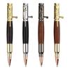 Professional Bolt Action Ballpoint Pen - 1PC Durable Metal Wood Pen, Travel Office School Wedding Favors Gift