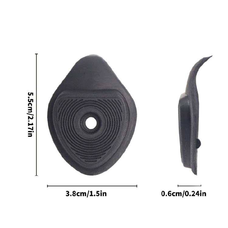 Nonslip Bicycles Shoe Heel Repair Tear Resistant Biking Shoe Heel Patches For Cycling Rubber Heel Repair Replacement