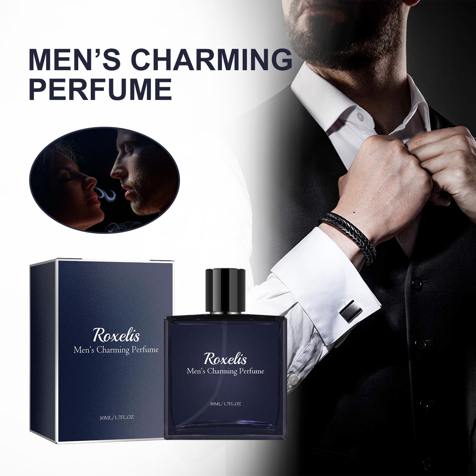 Roxelis Мужской Парфюм с Феромонами Мужские Одеколоны Аромат Долго Стойкий Очарование Мужские Парфюмы Мужские Стойкий Парфюм Мужчины 50ml