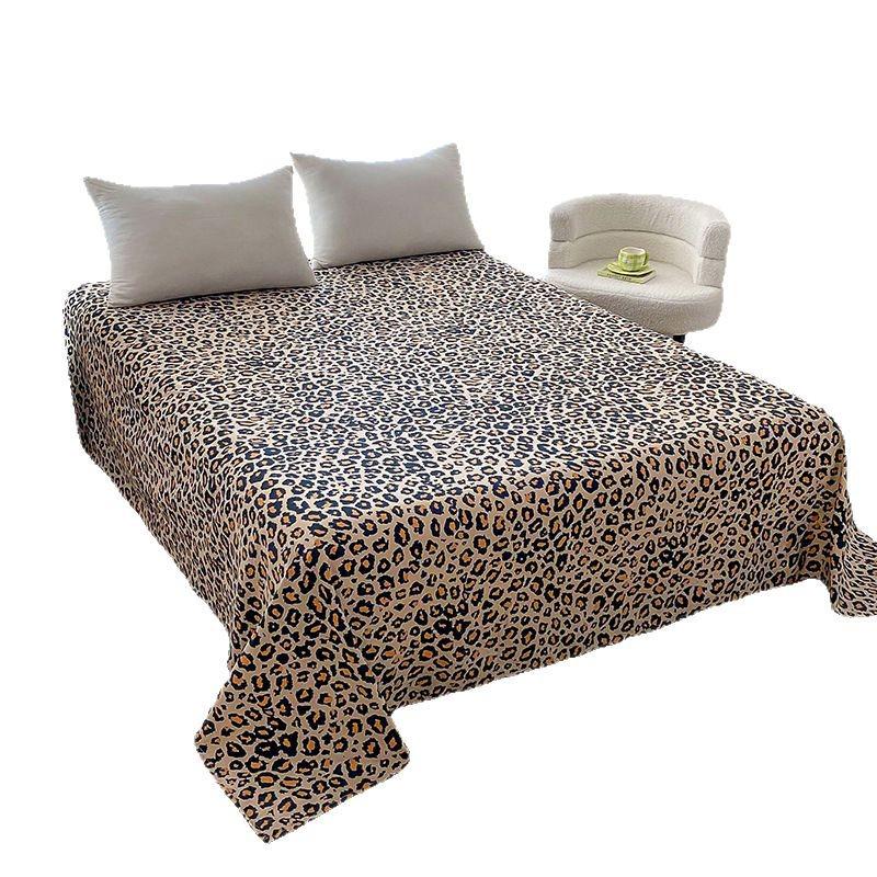 Double Person Cotton Bed Sheet for Summer - Skin-friendly, Student Dormitory Bedding