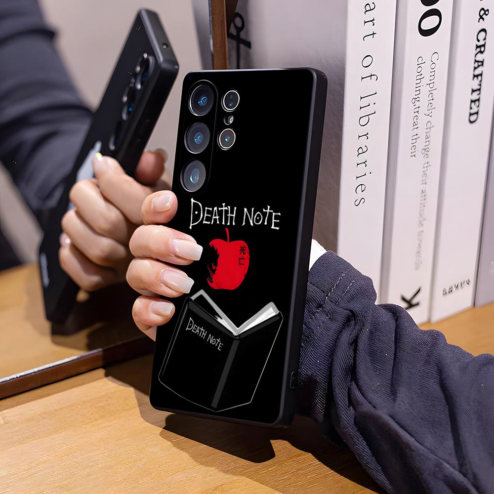 Death Note Phone Case For Samsung S26 Ultra S25 Edge Ultra S23 S22 S21 S20 Ultra Plus S24 Fe Glass Cover