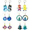 Christmas Silicone Mold Holographic Epoxy Resin Mold DIY Keychain Charm Mold