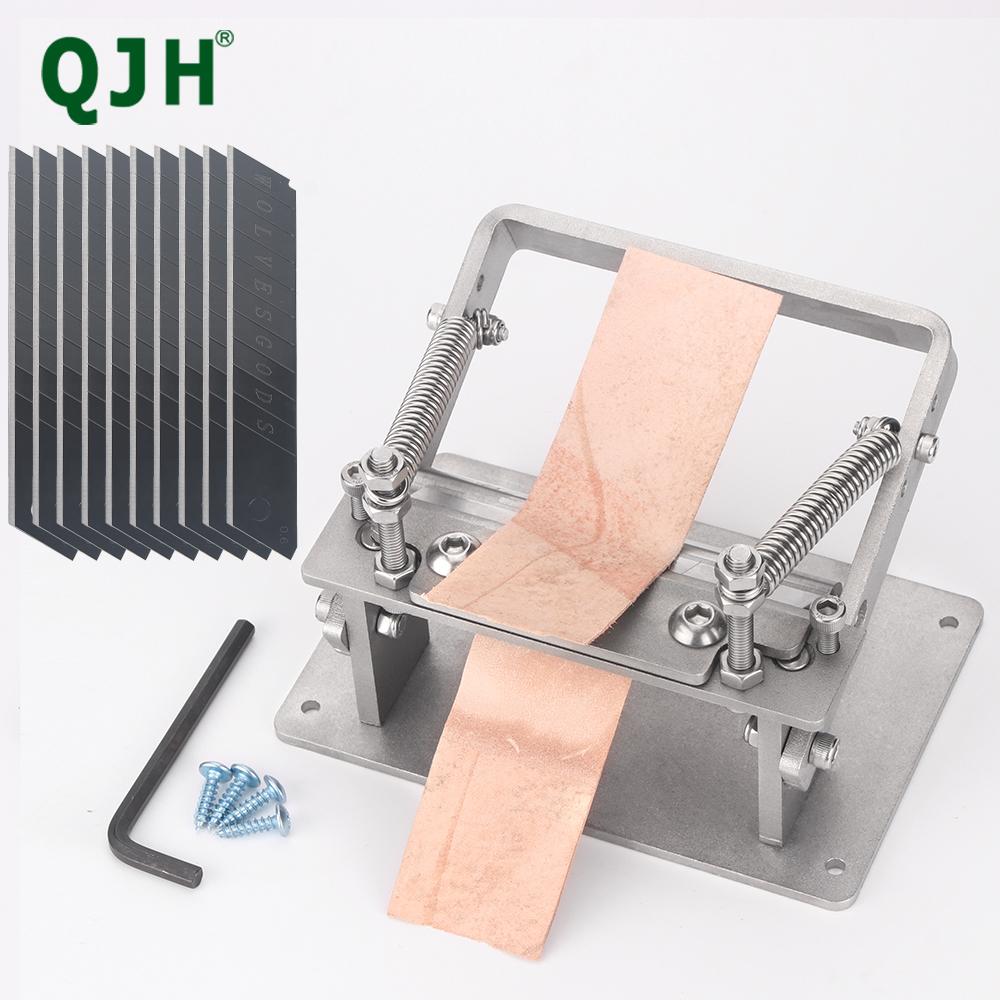 1set Precision Leather Peeling Machine, Professional Manual Stainless Steel Leather Skiver & Splitter, DIY Leather Skiving Too