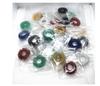 100 pezzi/lotto mini gadget massaggiatore per dita a molla relax Diametro 27 mm Anelli Massaggiatori Agopuntura Massaggiatore per Dita 6 colori a scelta