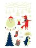 Ricalon Glow-in-the-Dark Waterproof Christmas Temporary Tattoos for Kids