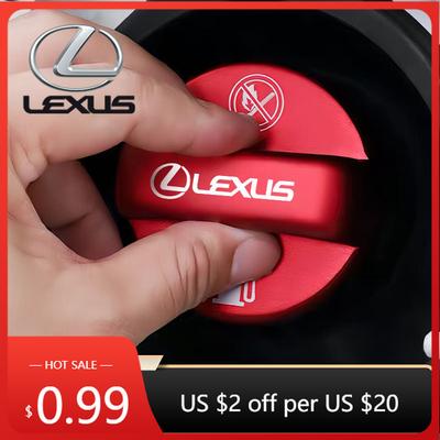 Interior Stickers Car Aluminum Alloy Fuel Tank Cap Accessories For F SPORT RX300 IS200 IS250 ES350 Ct200h UX250h NX300h RX