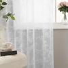 Beautiful Floral Lace Curtains With Portable Polyester For Home Decoration
