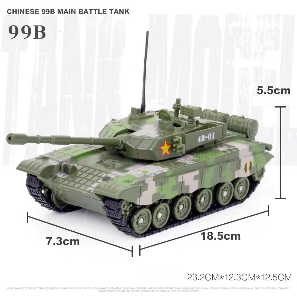 Main Battle Tank Germany Leopard 2 American M1A2 Abrams Chinese Type 99B Diecasts & Toy Vehicles Sounds & Light 1:48 Alloy Military Model