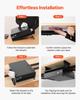 33 Cm Lockable Under Desk Drawer Organizer Slide-out Drawer Home Office