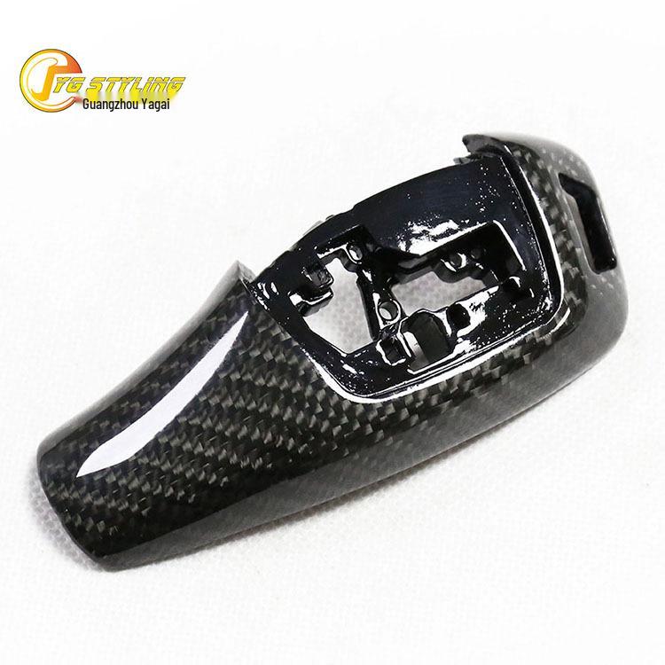 Carbon Fiber Gear Shift Knob for BMW F Series 1-4: Large & Small Interior Replacement