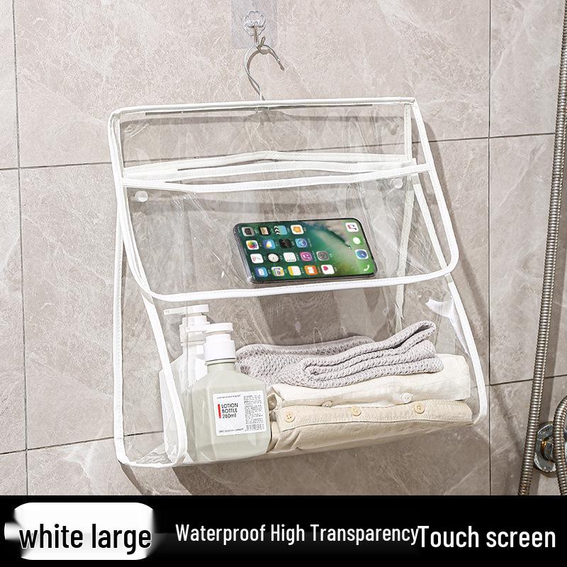 PVC Waterproof Hanging Bathroom Storage Bag for Clothes