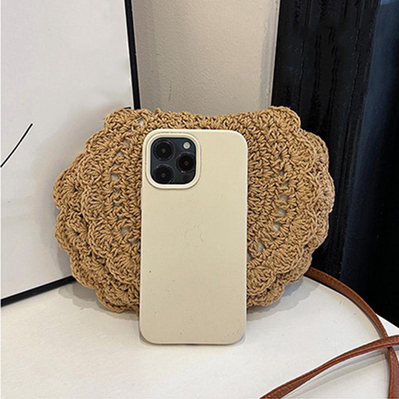 Vintage Woven Handbag New Vacation Round Summer Beach Bag Fashion Crossbody Bag Ladies Messenger Bags Premium Durable