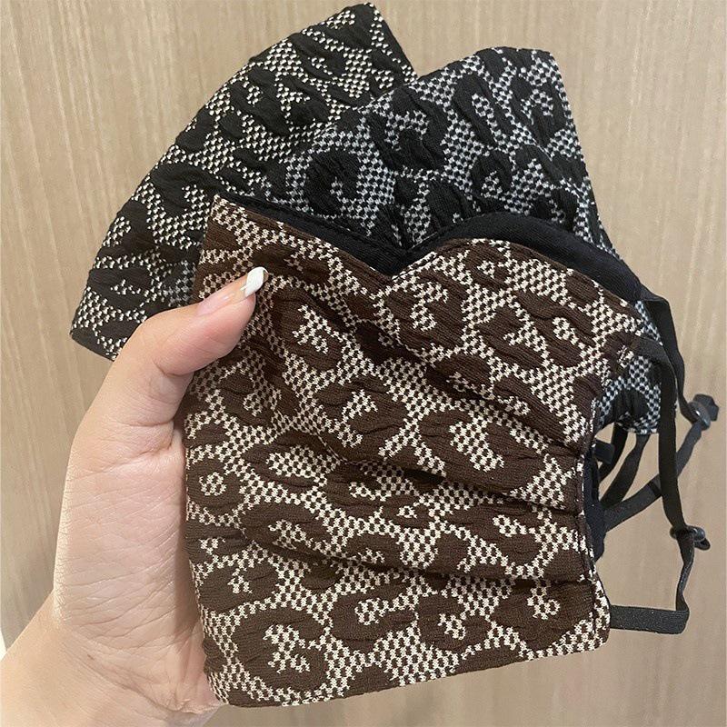 Winter Leopard Print Washable Women's Warm Windproof Mask - Newcomer Discount