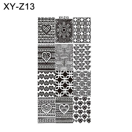 DIY vánoční styl nail art razítko šablona šablony razítka na manikúru