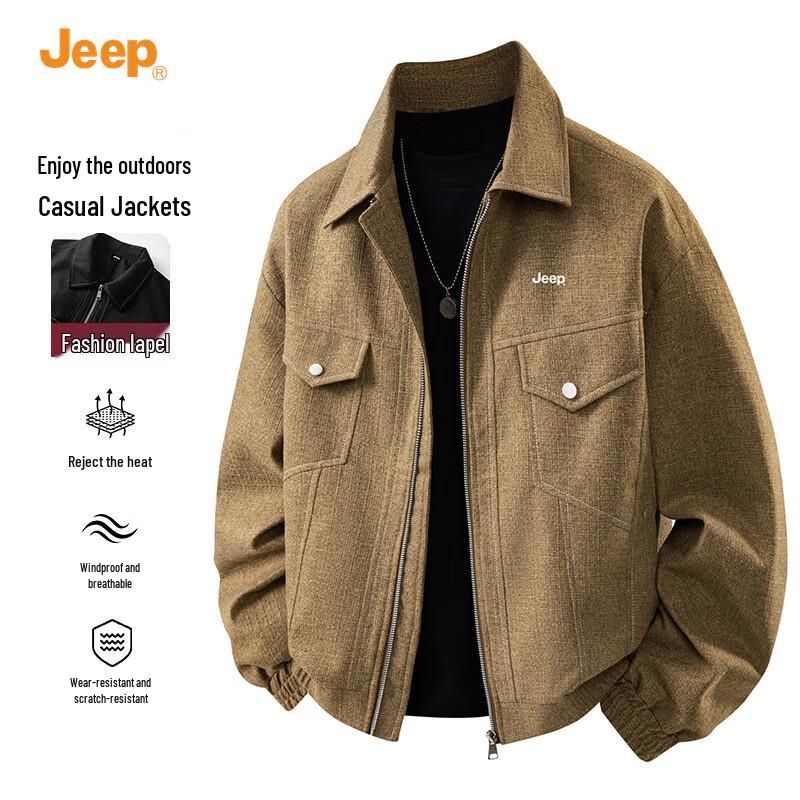 

JEEP Men s American Style Windproof Casual Jacket 6XL