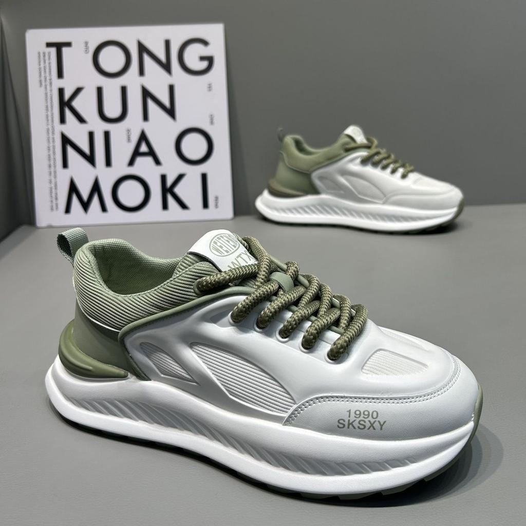 Herrenschuhe Frühling atmungsaktives Mesh Sport Jugend Laufen vielseitig lässig Plateau Forrest Gump Papa-Schuhe