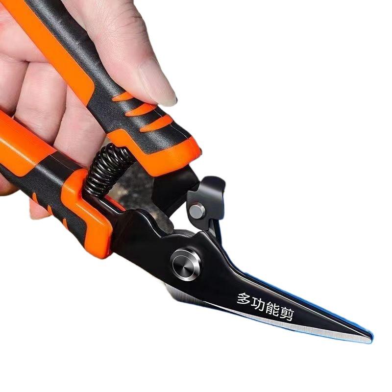 Multi-Function Tin Snips - Stainless Steel Aviation Shears for Aluminum Panels and Steel Keels
