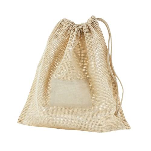 Westford Mill Organic Cotton Mesh Drawstring Bag