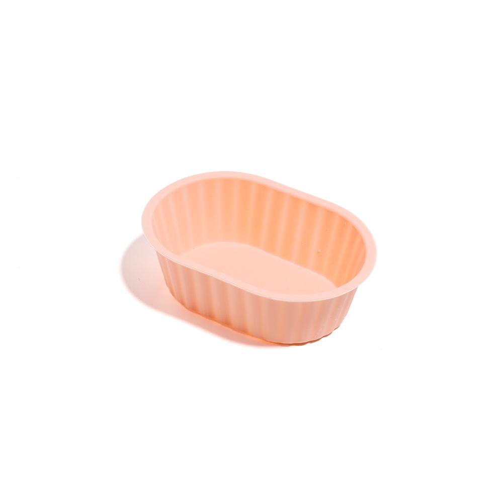 Silicone Oval Baby Food & Muffin Cups - Non-stick, High-Temperature Resistant, Reusable Baking Pan for Air Fryer.