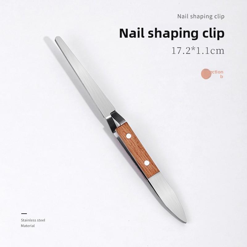 Nail Forming Clip Stainless Steel Nail Construction Clip Extension Forming Clip Nail Forming Clip X-type Tweezers