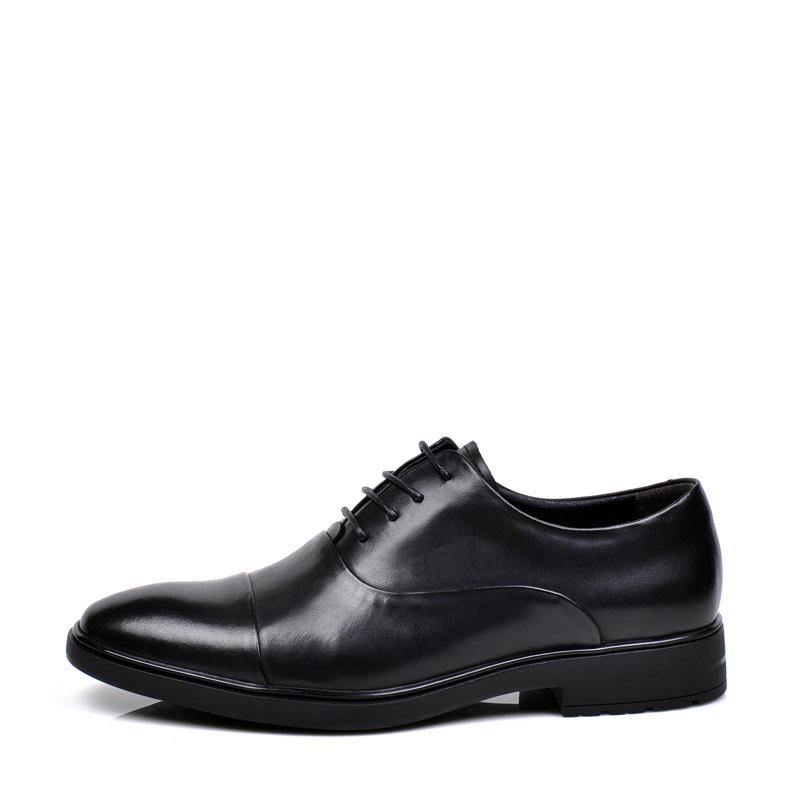 Men's Retro Handmade Oxford Leather Shoes - Formal, Business, British Trend, Breathable, Ideal for Weddings