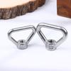 M8 M10 M12 M14 M16 M20 M24 304 Stainless Steel Triangle Lifting Eye Nut Trapezoid Thread Rings Fit For Handle Bolts