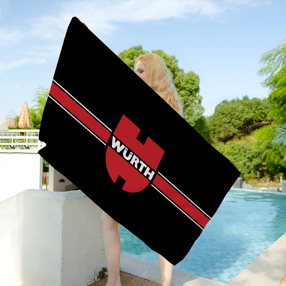 Rug Wurths Microfiber Printed Beach Towel Mountain Climbing Yoga Beach Swimming Running Absorbent Soft Towel