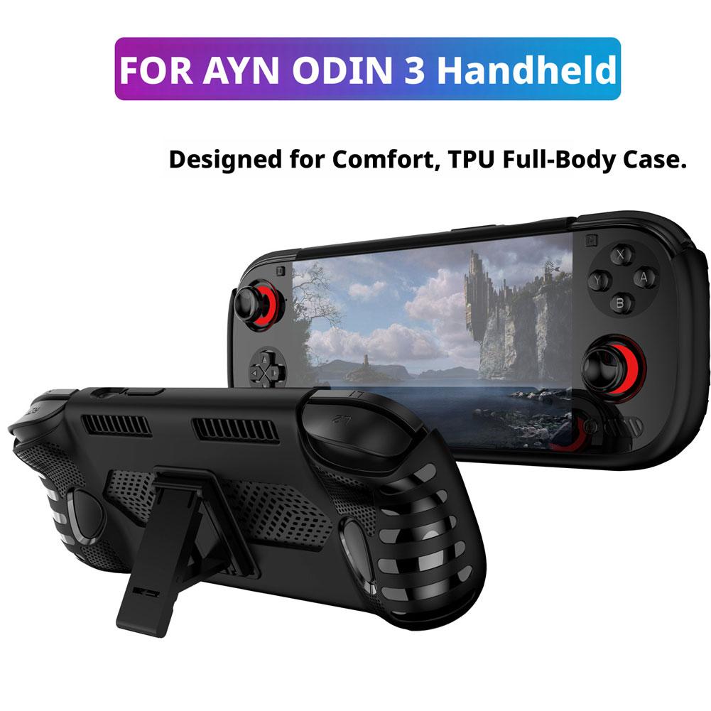 Protective Case TPU Bracket For Odin 3 Handheld Console Shockproof Anti-Scratch Soft TPU Protection Cover Accessories