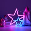 Double-Sided LED Neon Light for Romantic Room Decor