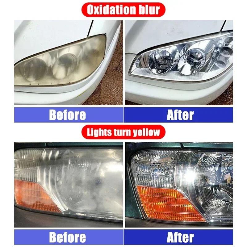 Car Light Restorative Liquid Anti Oxidation Removing Dirt Portable Car Headlight Repair Polish Liquid for Car Headlight Renovate